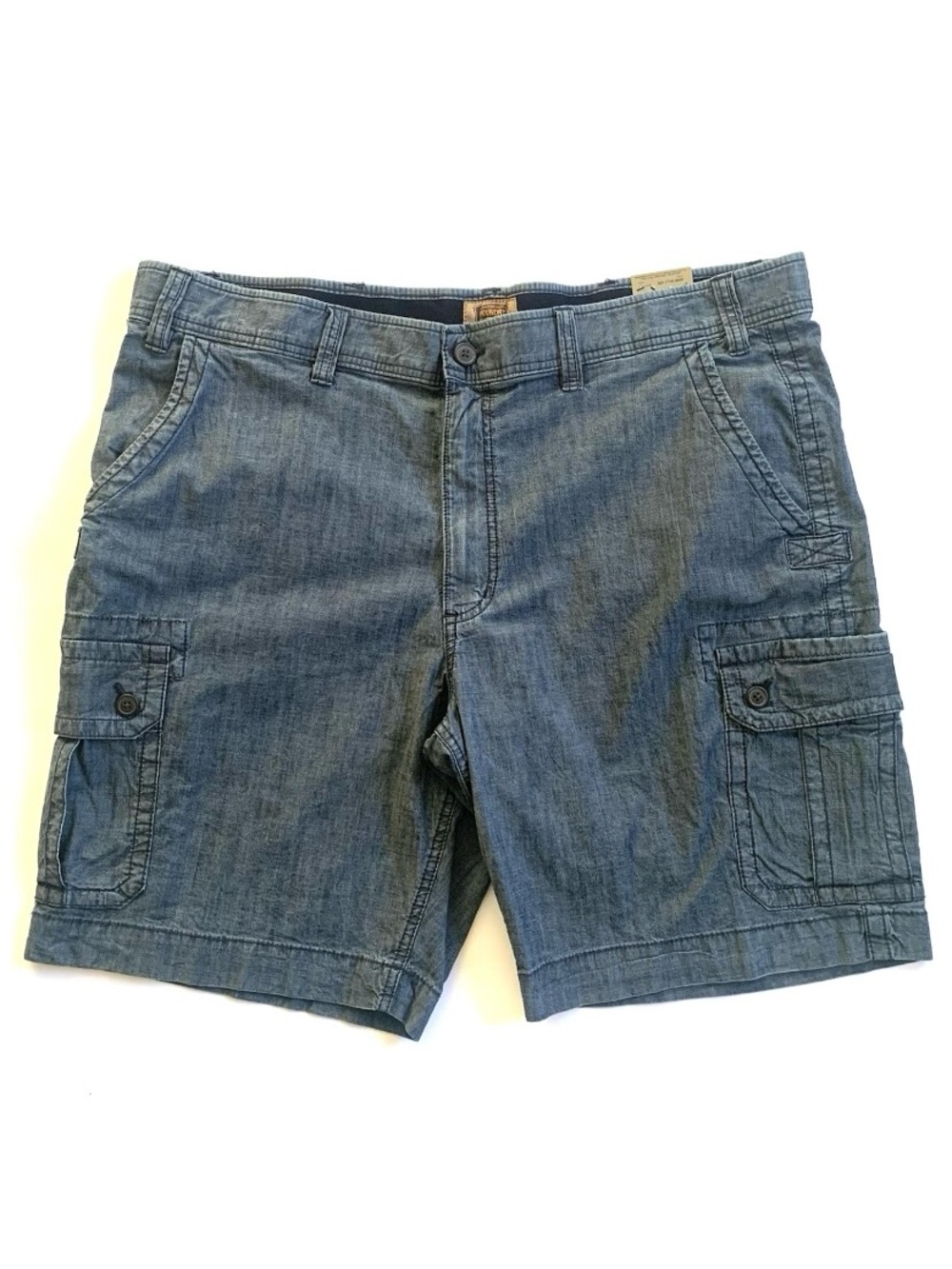 The Foundry Big & Tall Blue Cargo Shorts Men’s W46 NWT Comfort Stretch